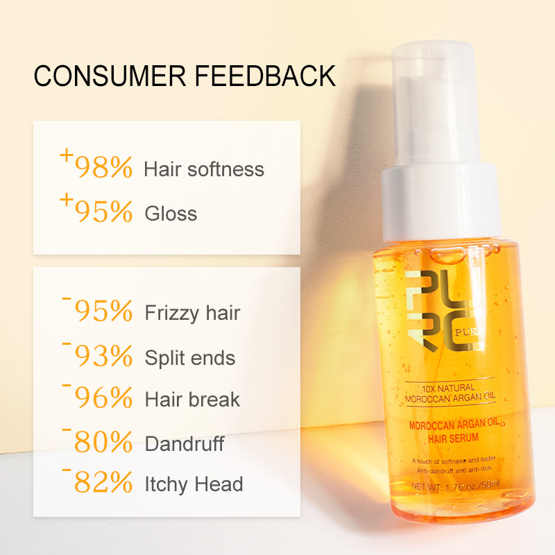 PURC Argan Oil Hair Treatment for Smooth, Shiny Hair